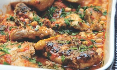 Chicken, Tomato and Chickpeas